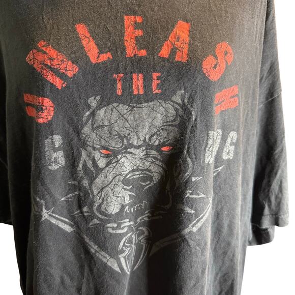 WWE Wrestling "Unleash The Big Dog" Roman Reigns Graphic Tee, Black, Size 3XL - Picture 3 of 5